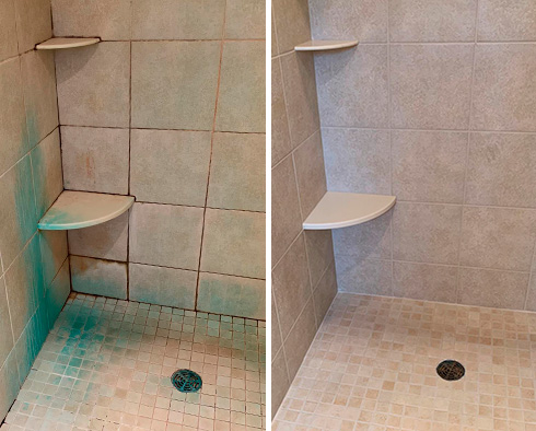 Shower Restored by Our Tile and Grout Cleaners in Flemington, NJ