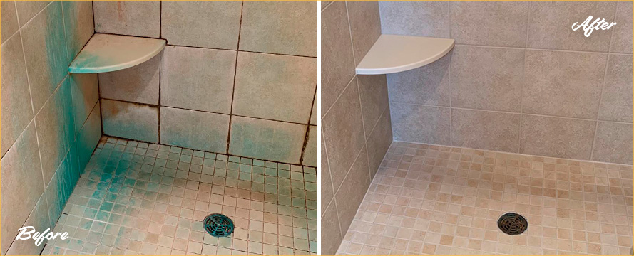 Shower Restored by Our Tile and Grout Cleaners in Flemington, NJ