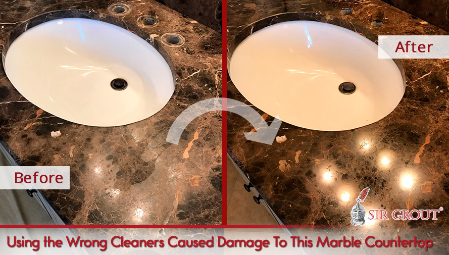 Alkaline Cleaning Products Are Absolutely Safe to Use on Natural Some Trendy Organic Cleaners Will Produce Etch Marks and Dullness on Stone