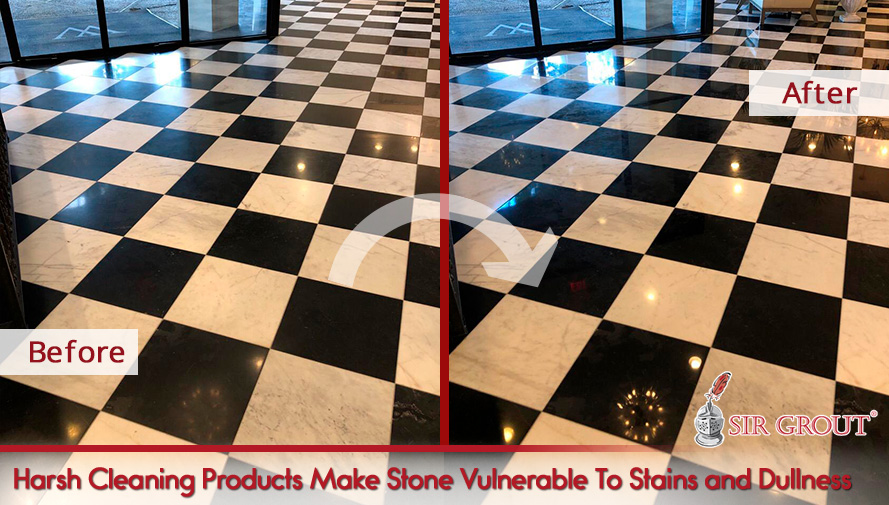 pH-Neutral Cleaners Are the Best Option for Stone Floors Using Wrong Cleaning Products Will Make Stone Floors Vulnerable to Stains and Dullness
